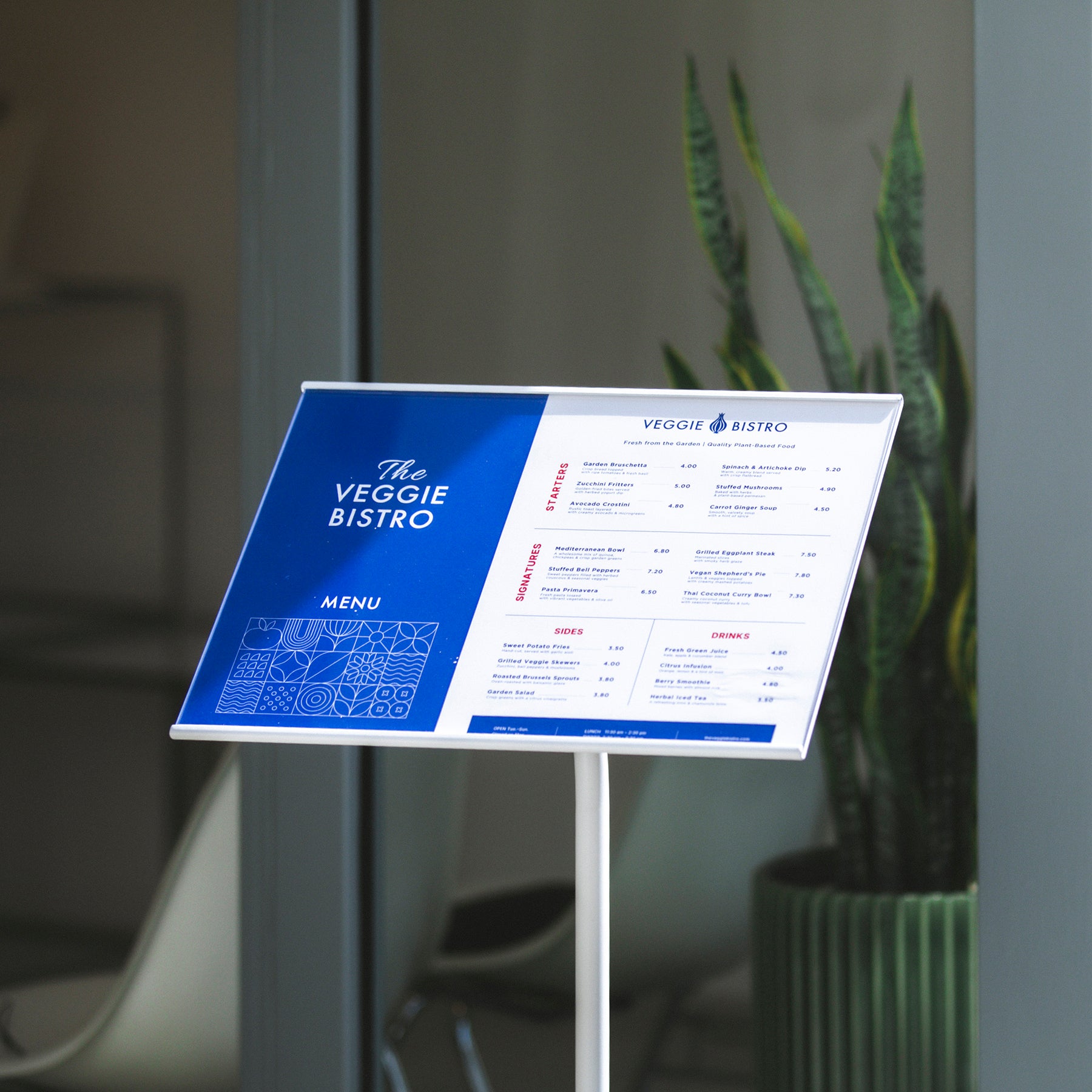 Acrylic Menu Holder Stand – A3 / A4