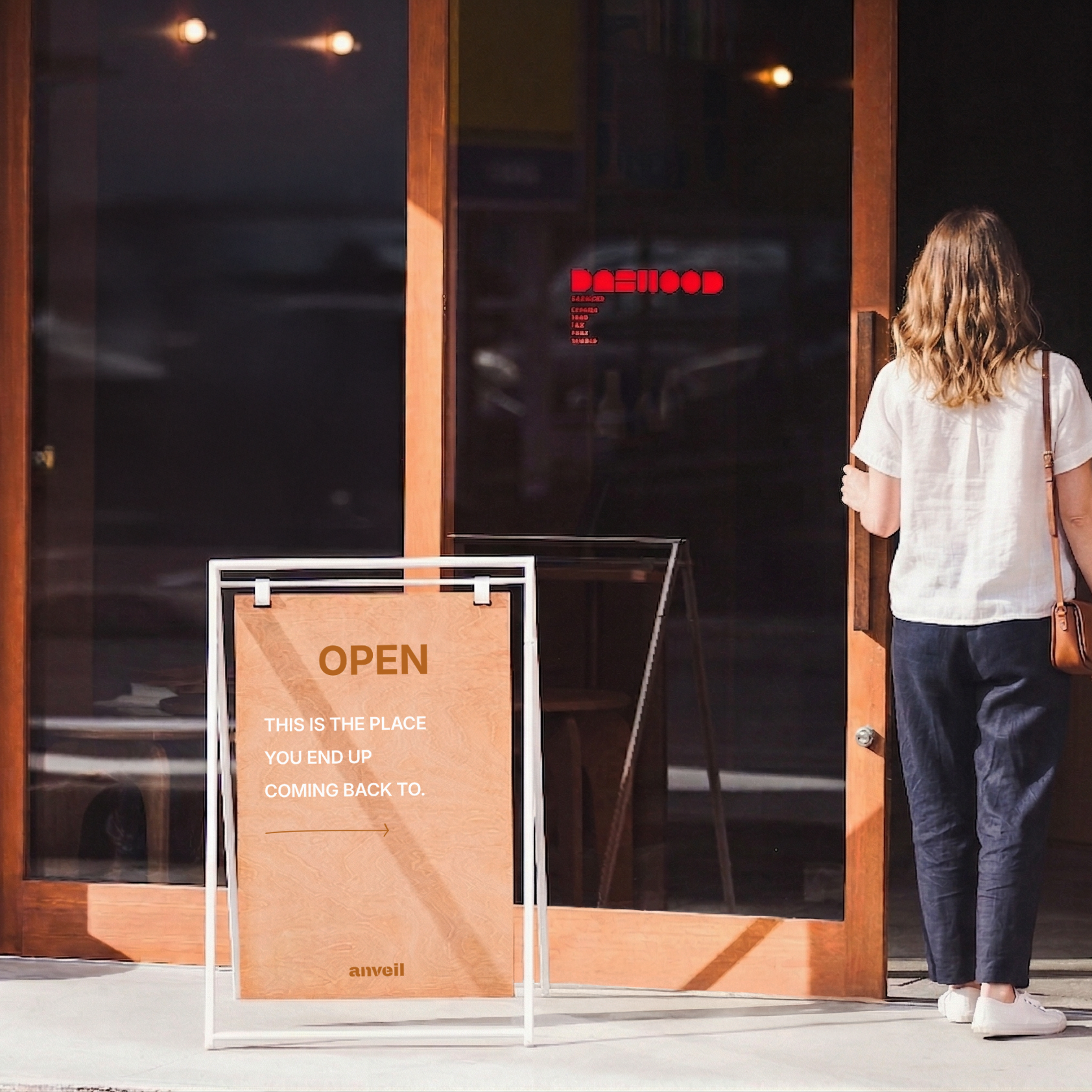 Folding A-Frame Sidewalk Sign