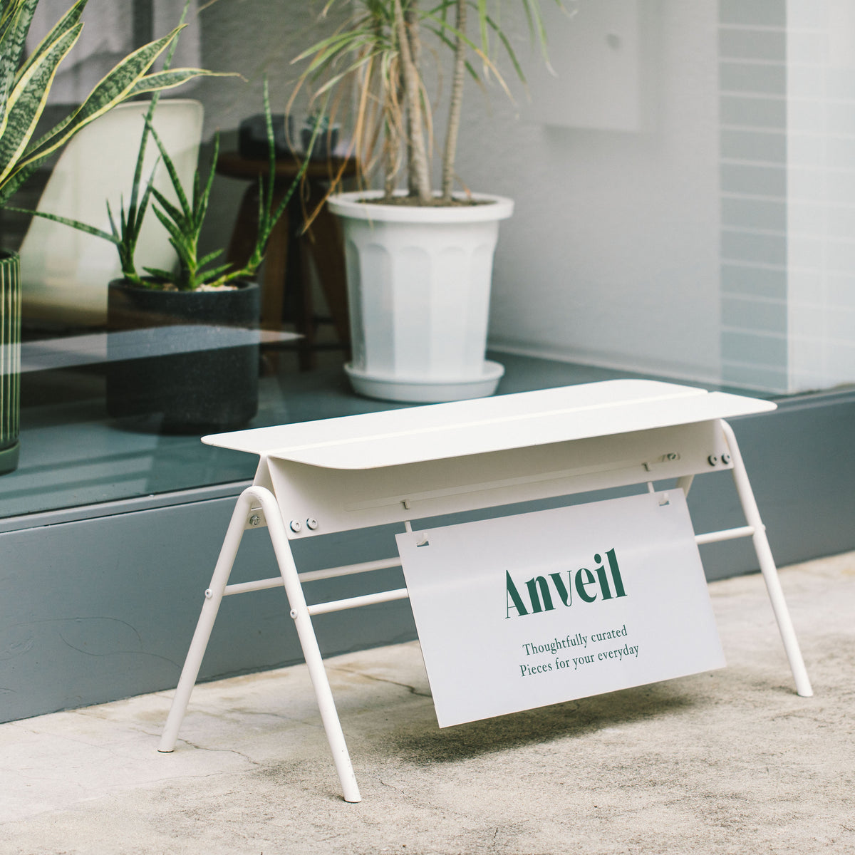 Steel Bench Sign