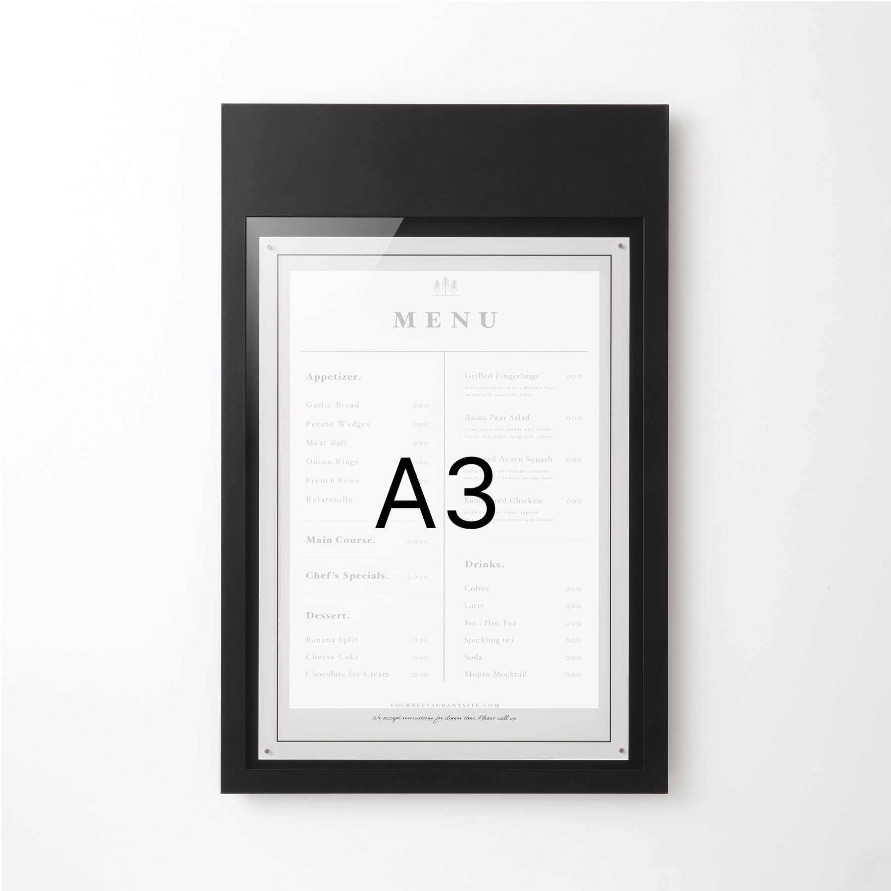 MENU BOX WALLSIGN