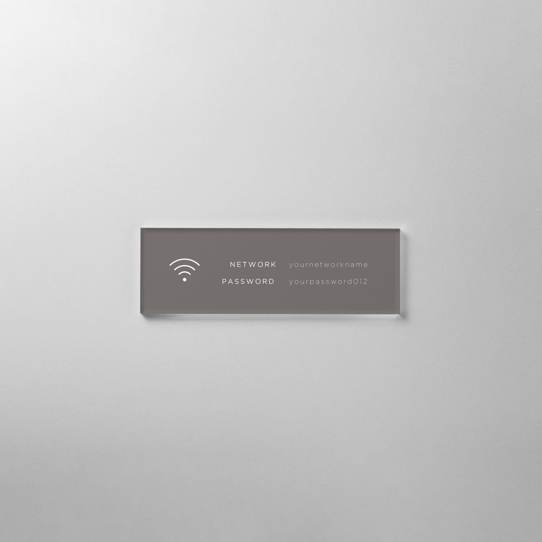 ACRYLIC INFO SIGN