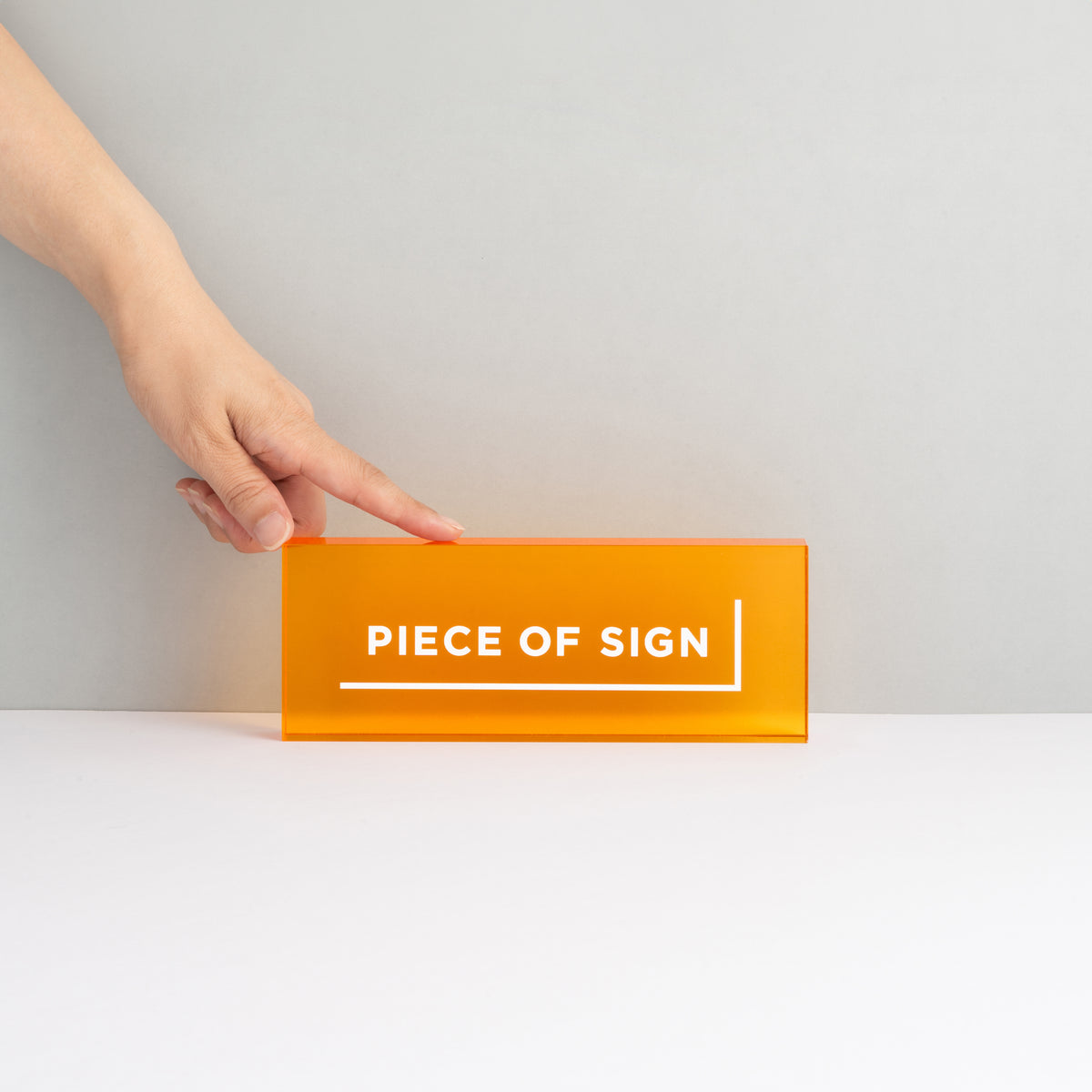 COUNTER / TABLE TOP SIGN - Acrylic Color Printing