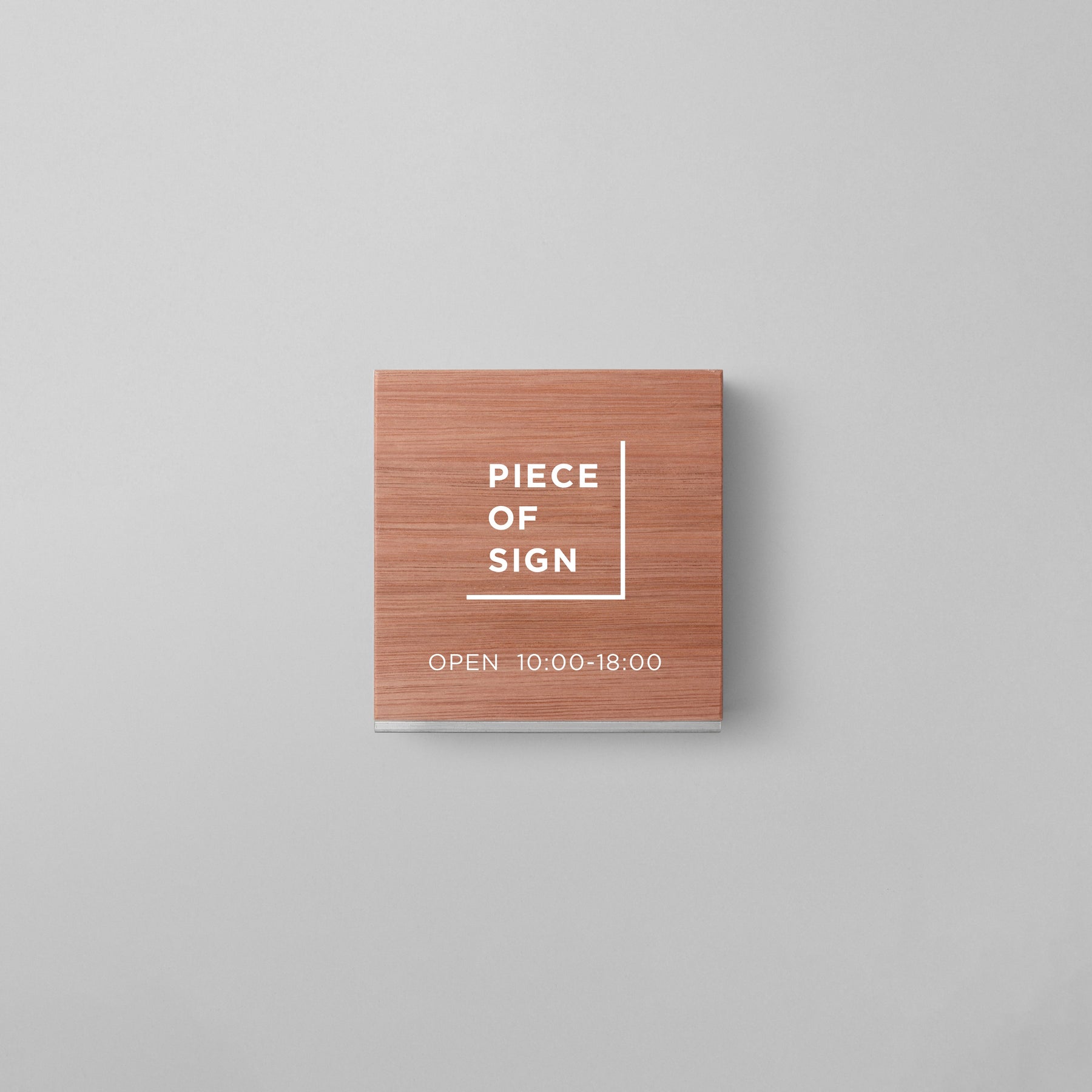 BLOCK + L PARTS WALL SIGN