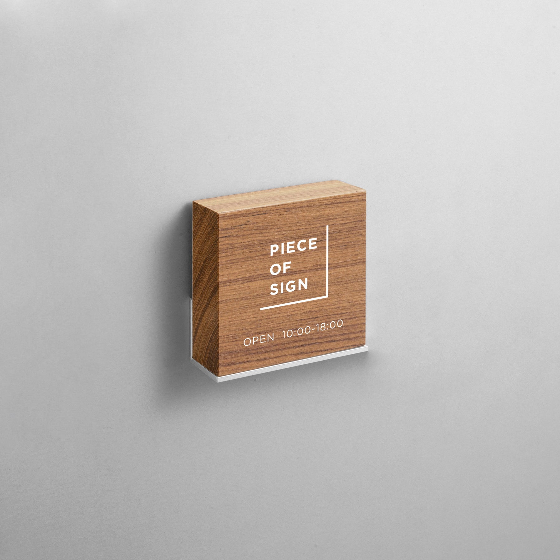 BLOCK + L PARTS WALL SIGN