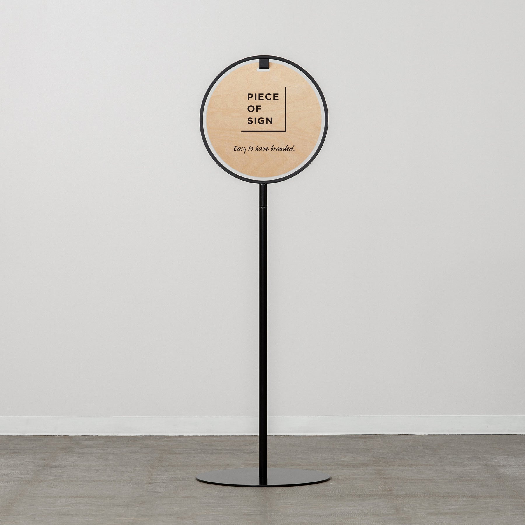 Round Frame Sidewalk Sign