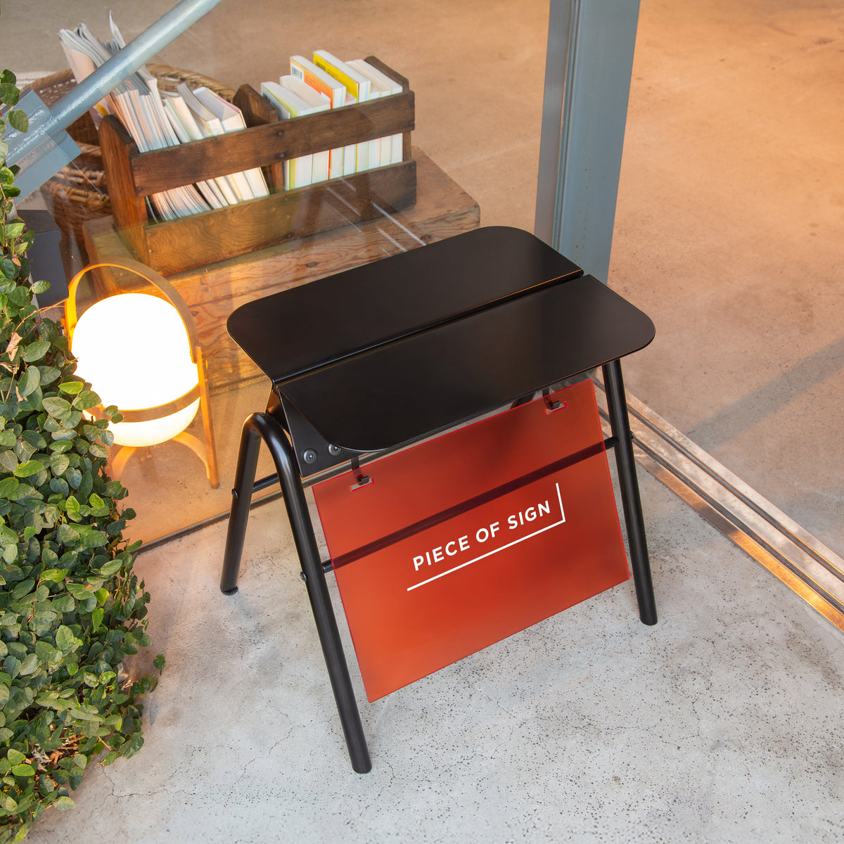 Steel Sign Stool