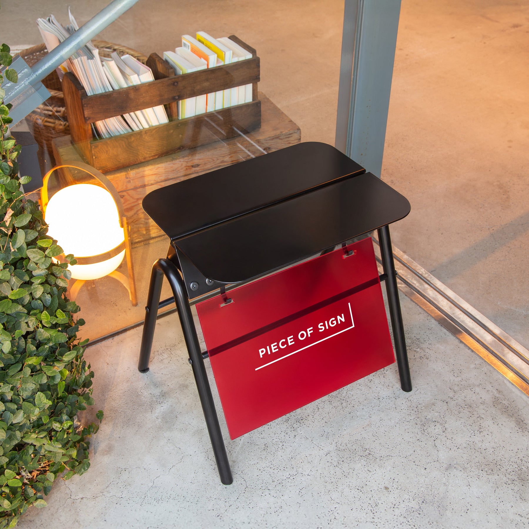Steel Sign Stool