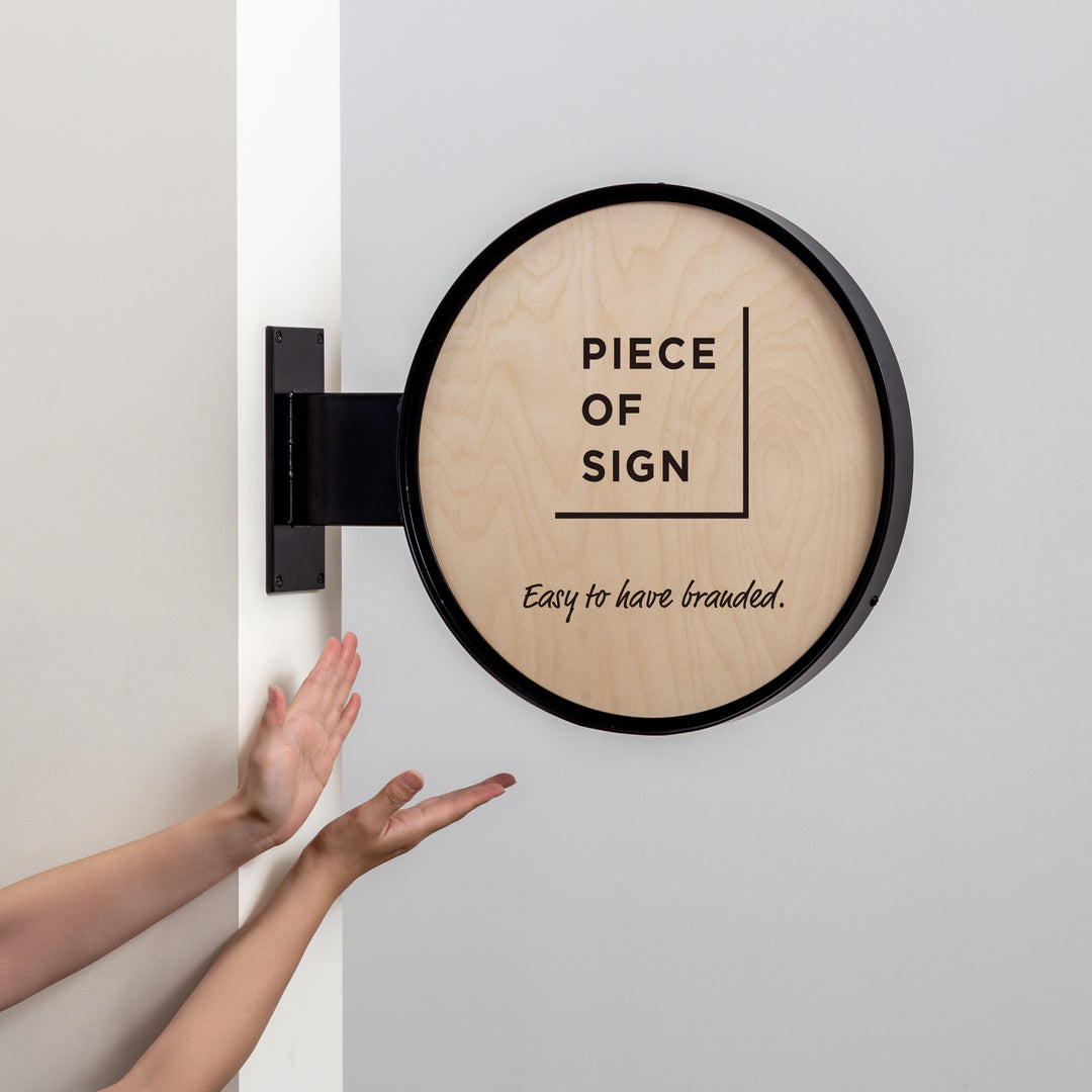 Framed Wall Sign – Round