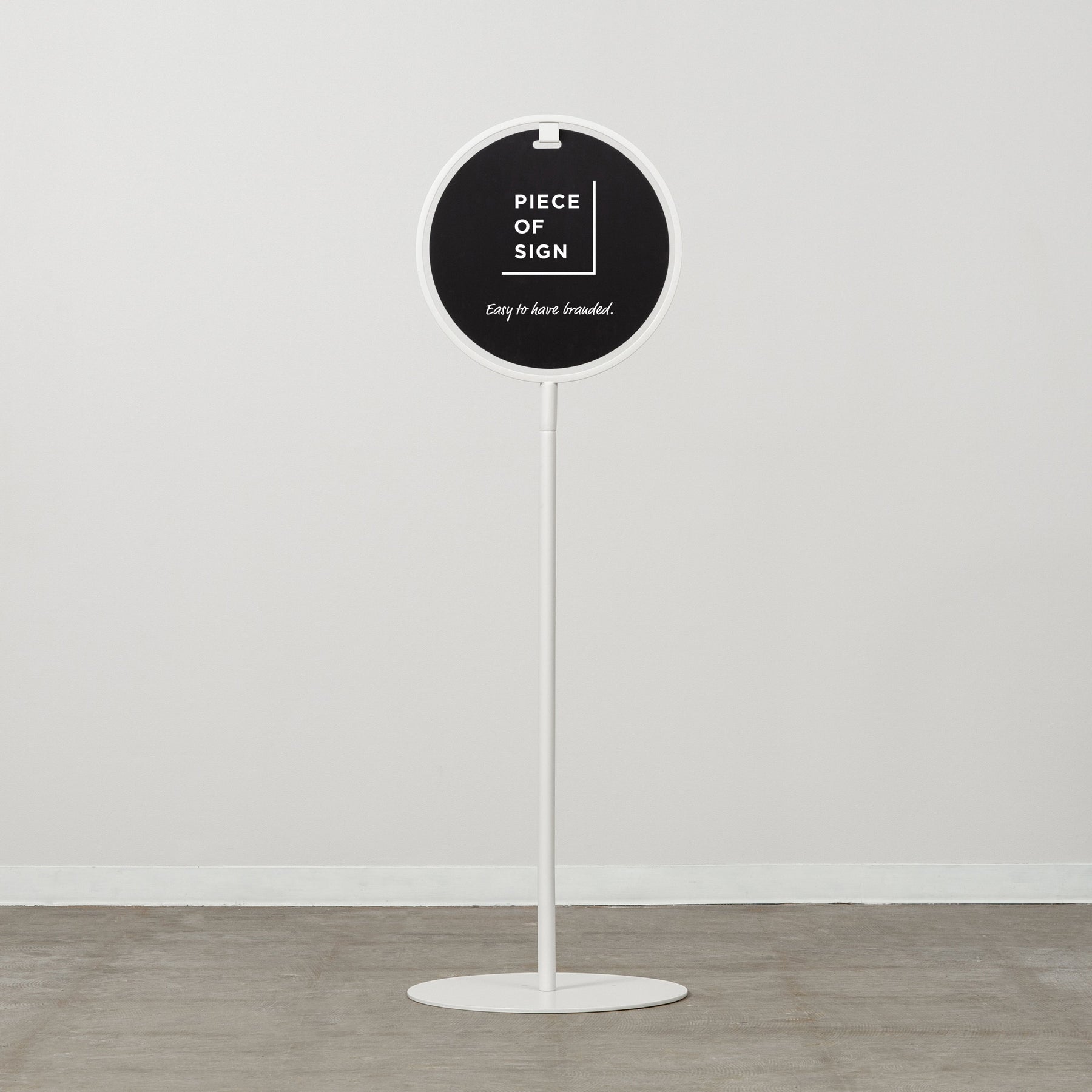 Round Frame Sidewalk Sign