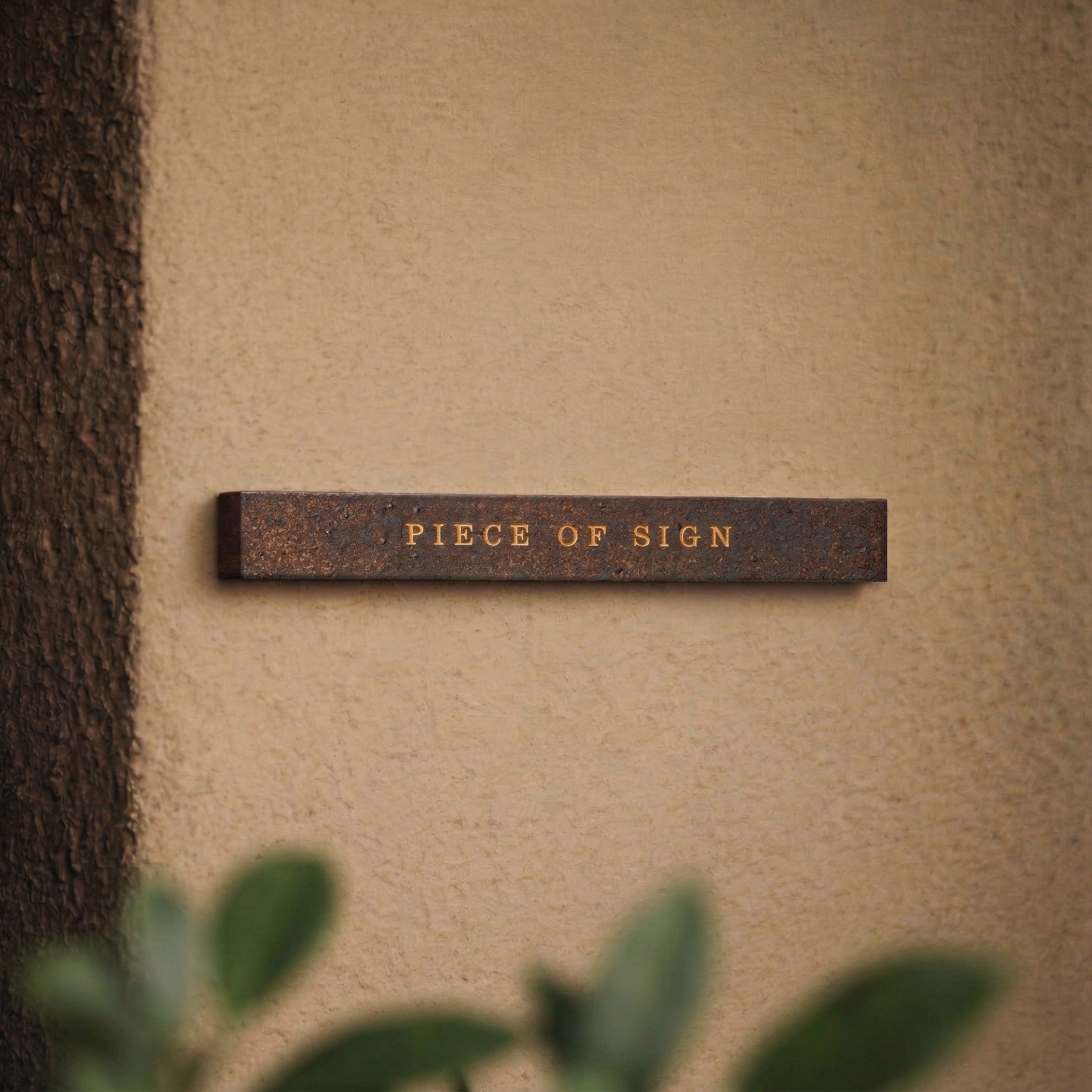 Architectural Tile Nameplate – Engraved