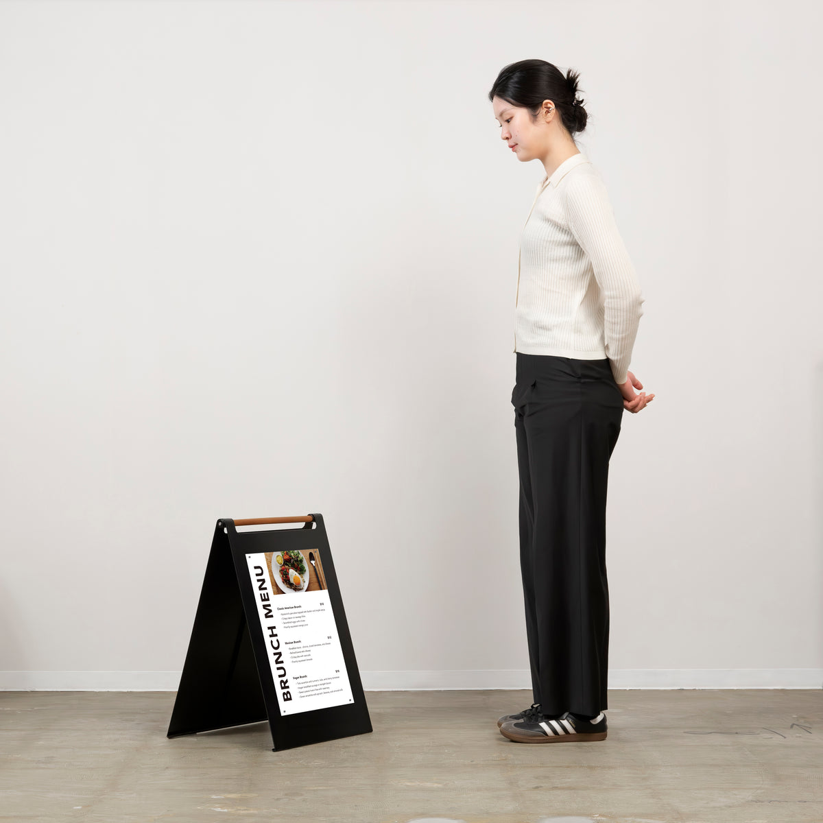 Fold Sign Hand Folding Stand Sign