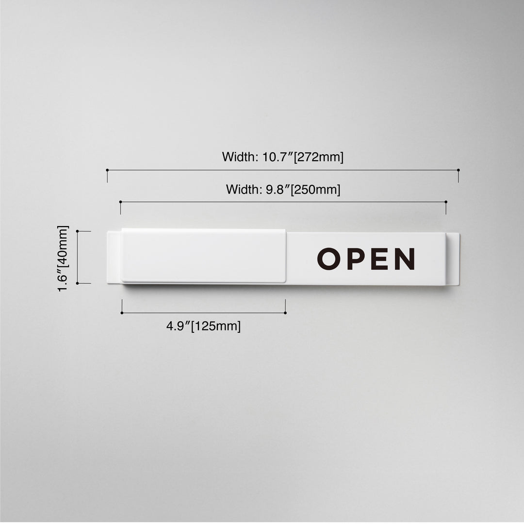 OPEN & CLOSED Wall Sign
