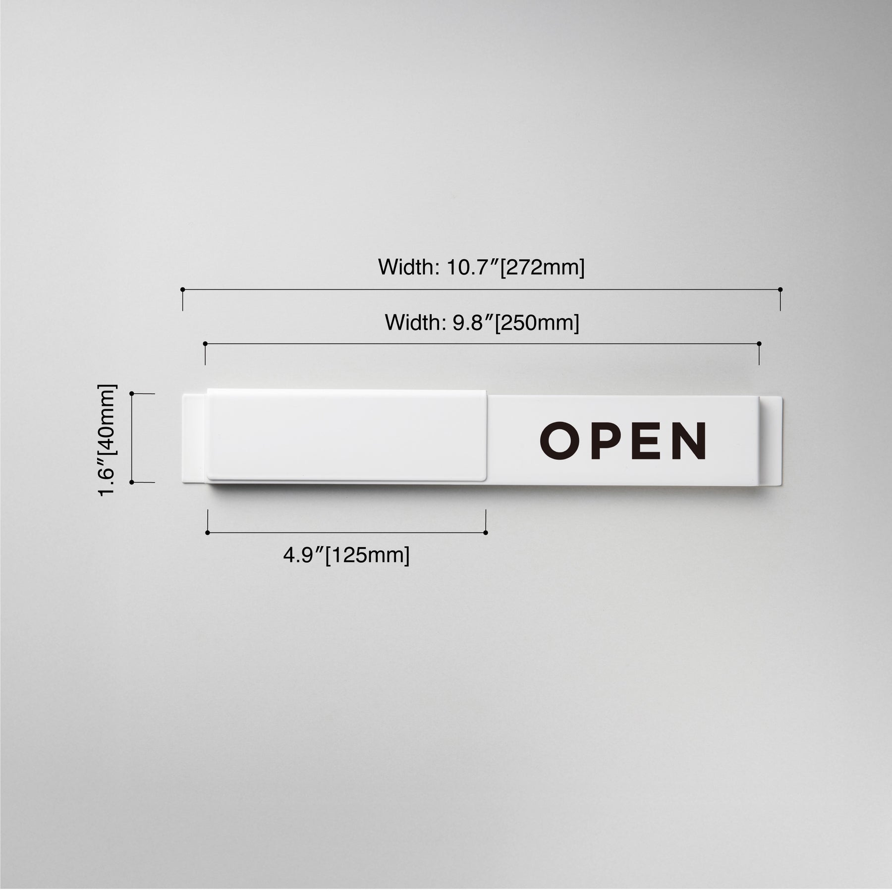 OPEN & CLOSED Wall Sign