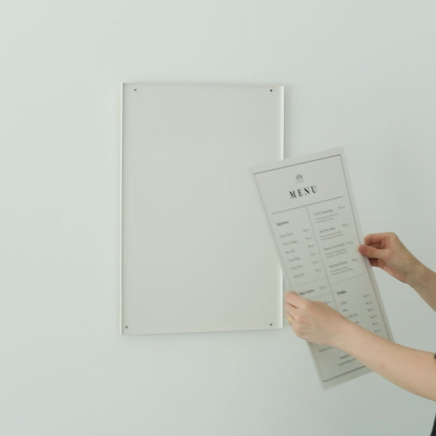 MENU BOX WALL SIGN
