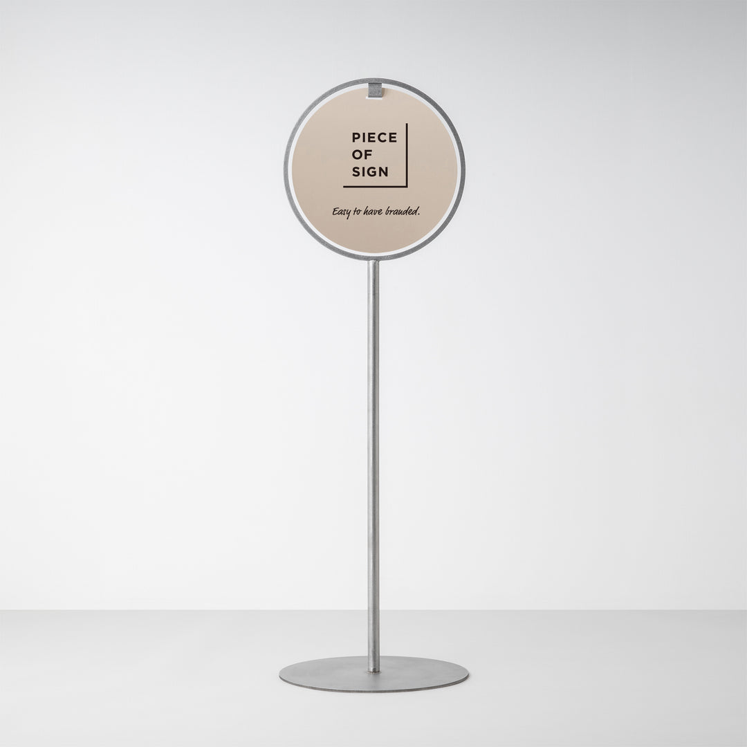 Round Frame Sidewalk Sign