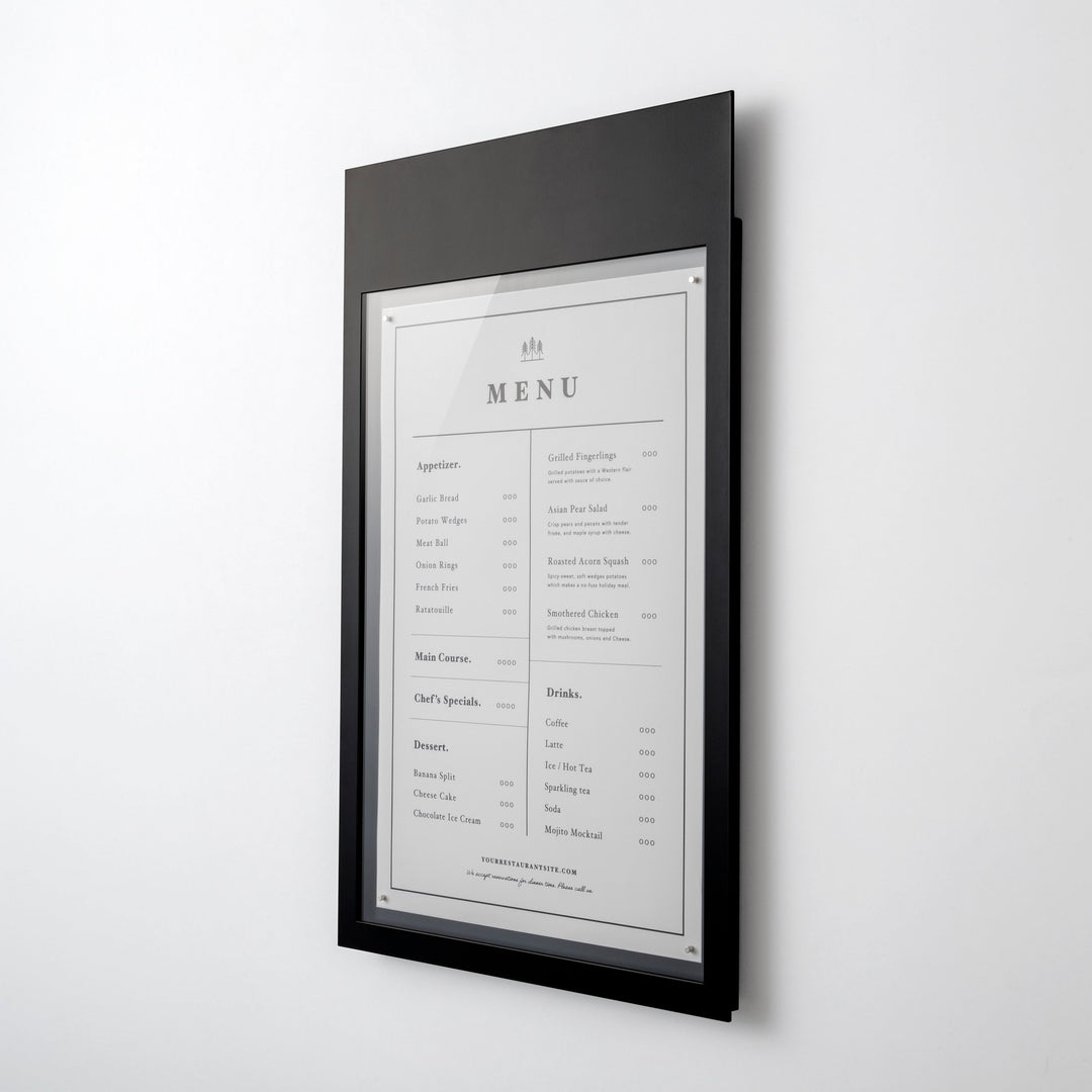 MENU BOX WALL SIGN