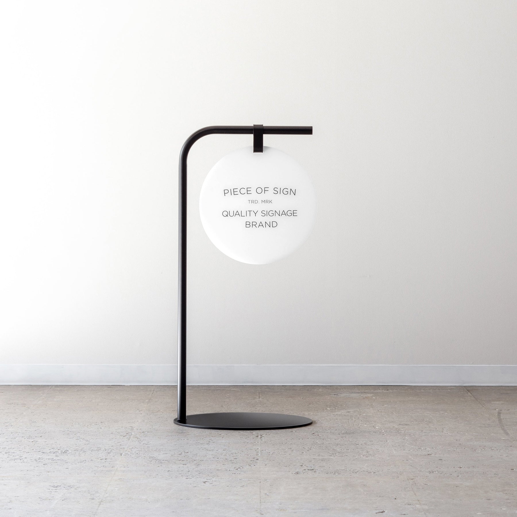 Rounded Sidewalk Sign - 12