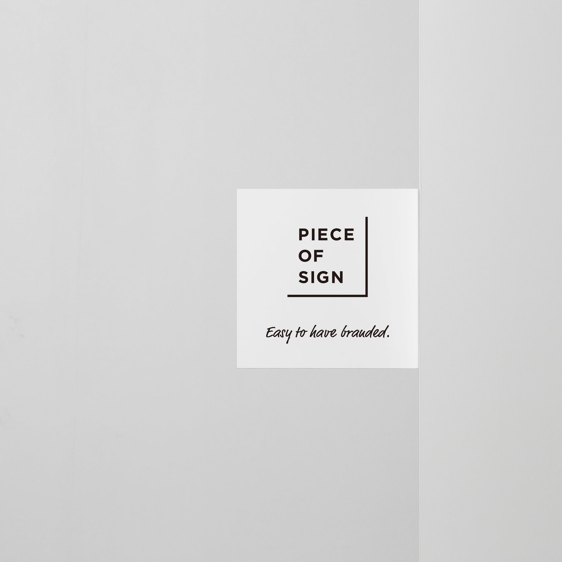Blade Wall Sign Blade wall sign