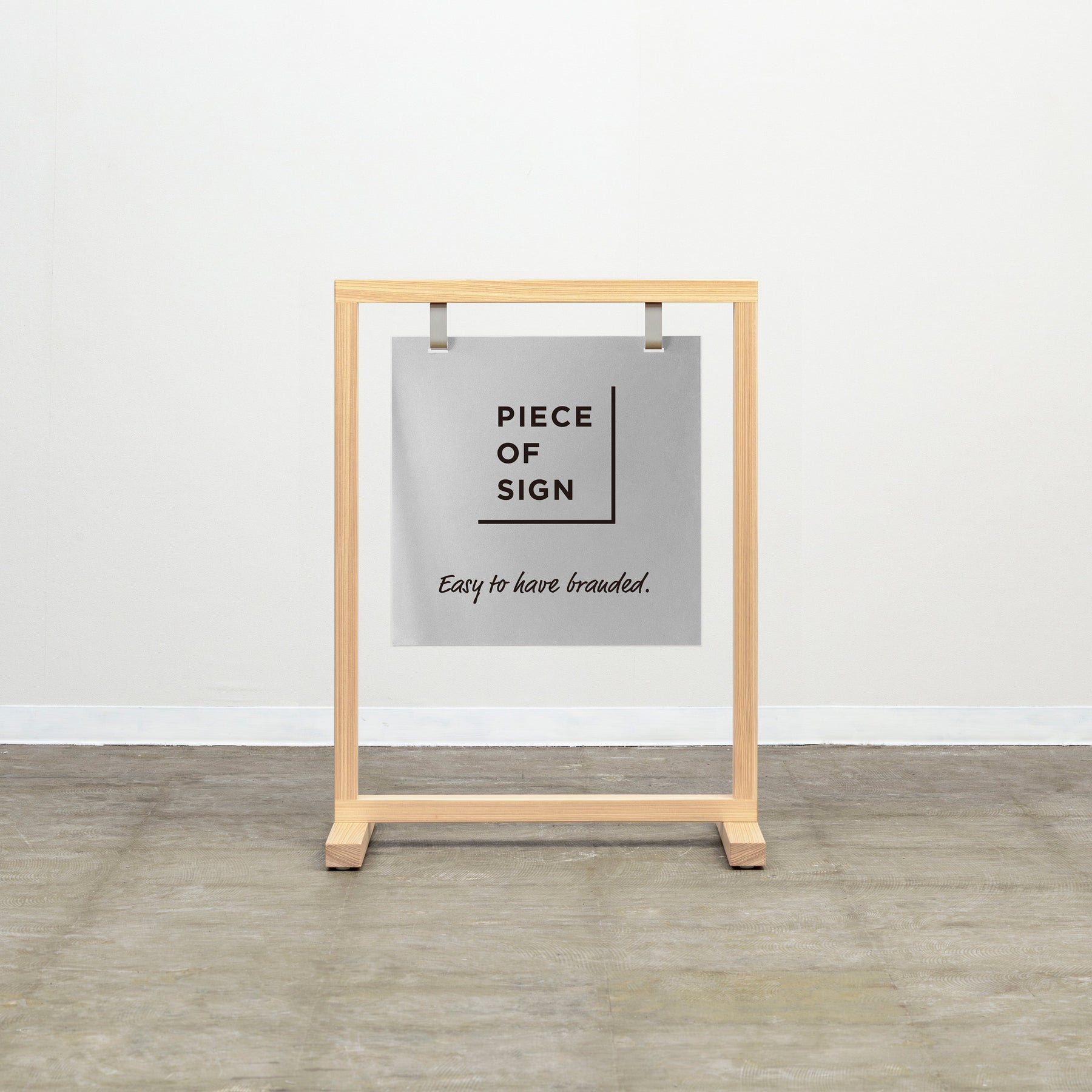 Wood Frame Sidewalk Sign
