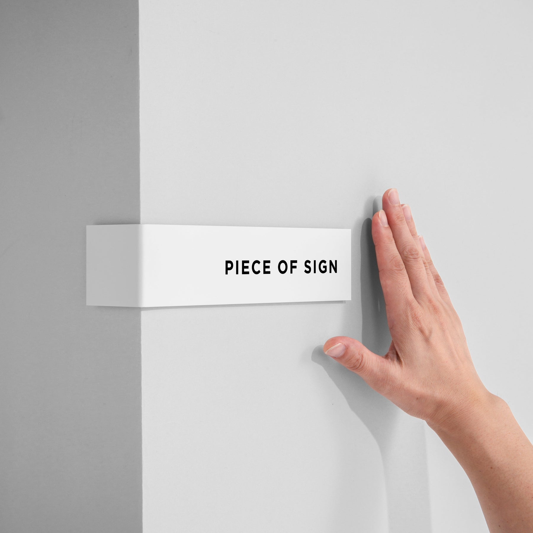 L Shape Sign Names L-SHAPED CORNER SIGN