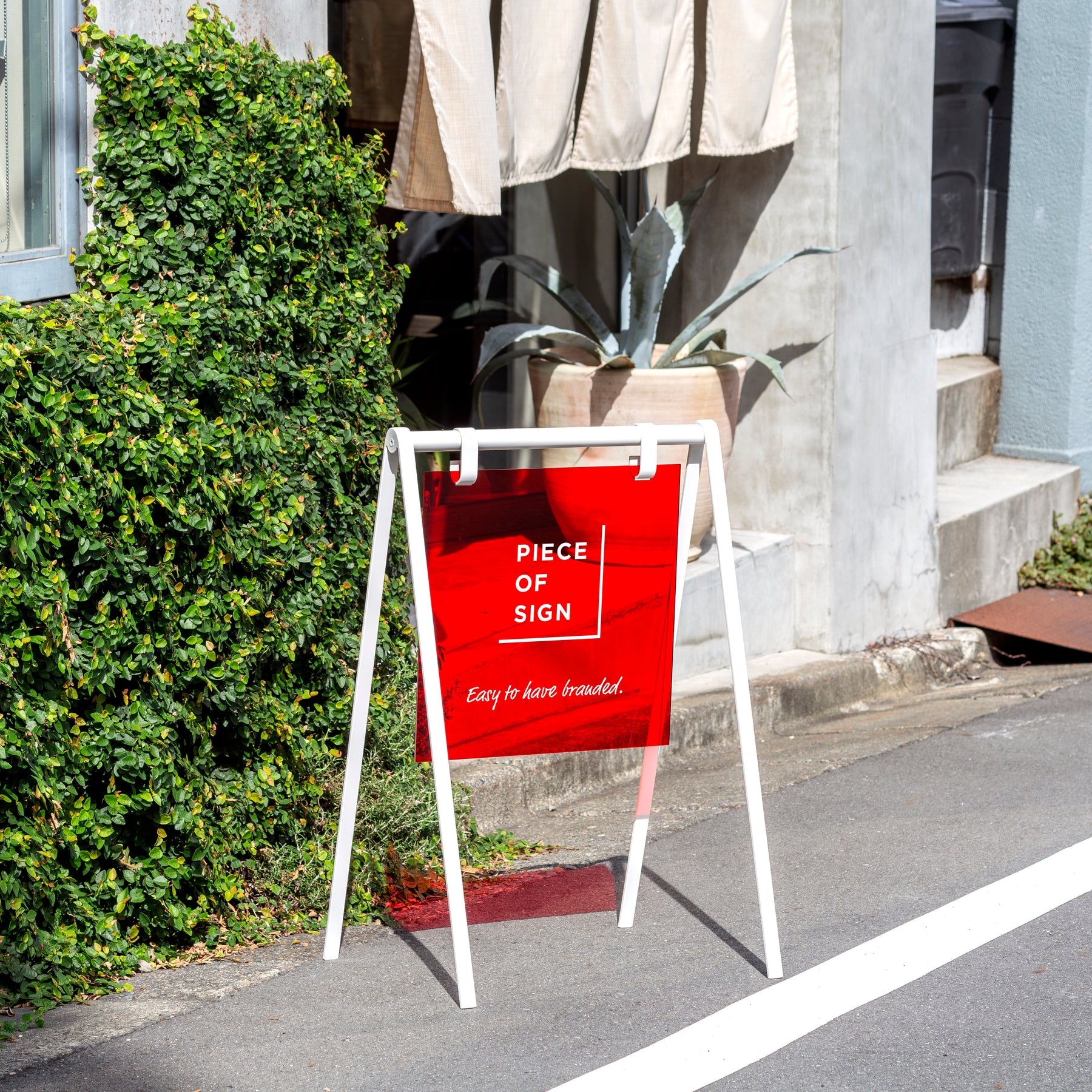 A-Frame Sidewalk Sign – Color Acrylic
