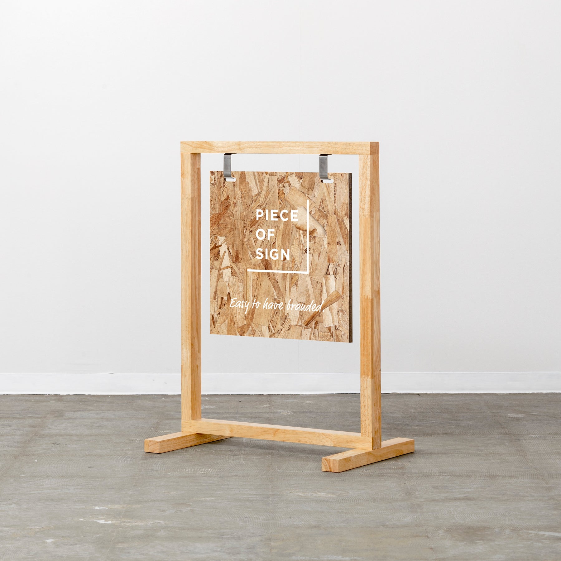 Wood Frame Sidewalk Sign