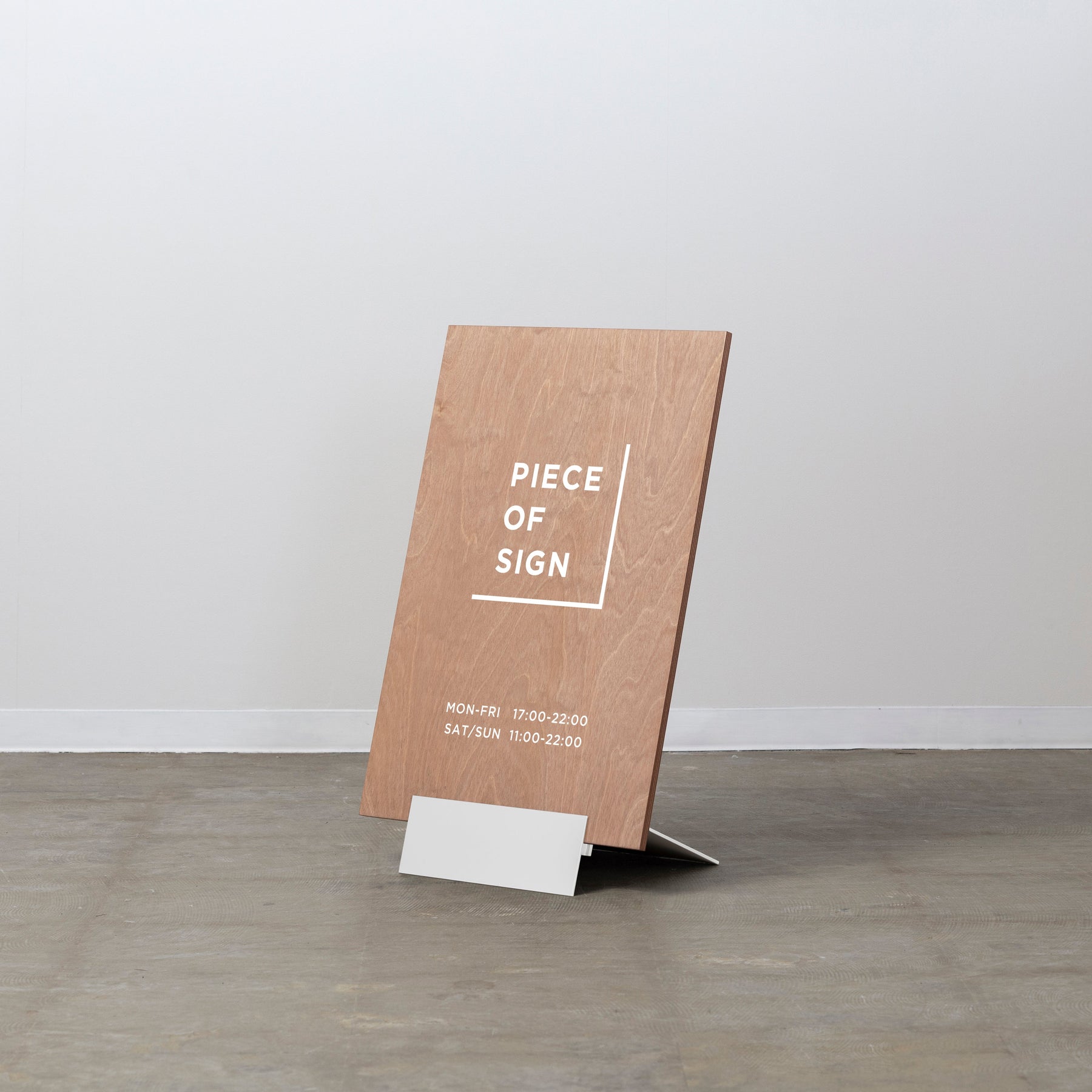 Minimal Base Standing Sign L-SIZE