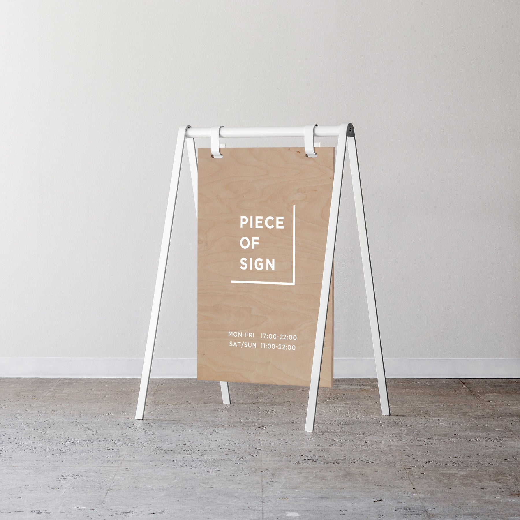 A-Frame Sidewalk Sign - Large