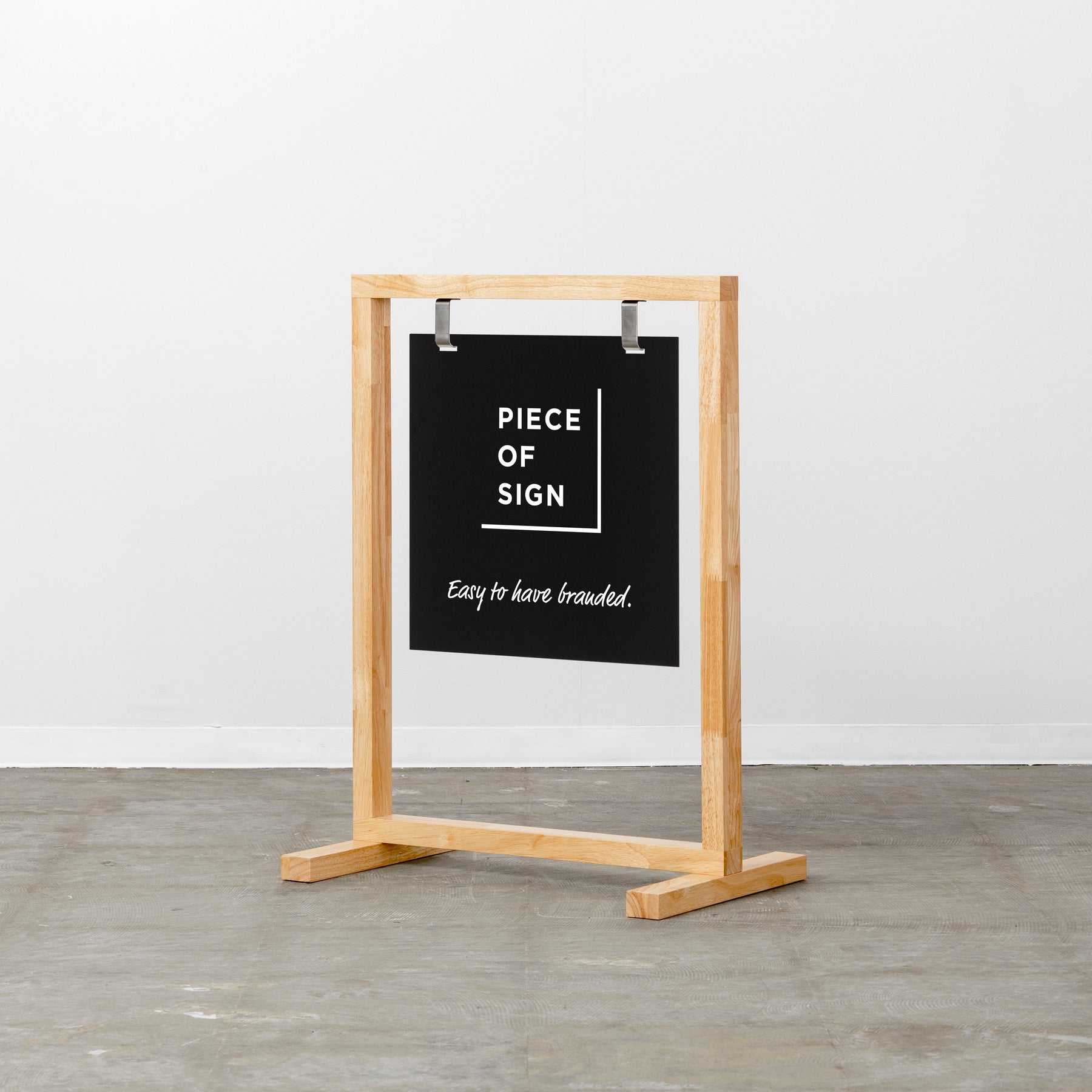 Wood Frame Sidewalk Sign